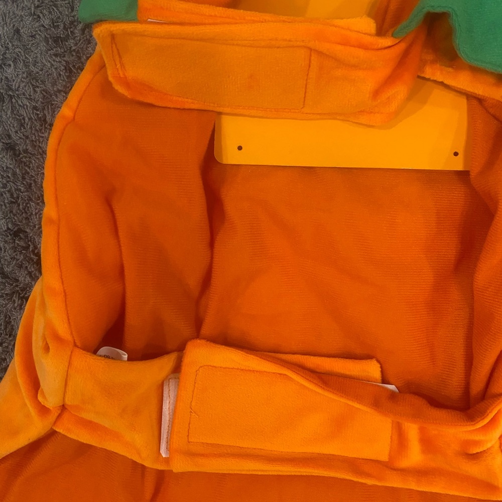 Pumpkin Jack O'Lantern Dog Costume - Orange - Picture 7 of 7